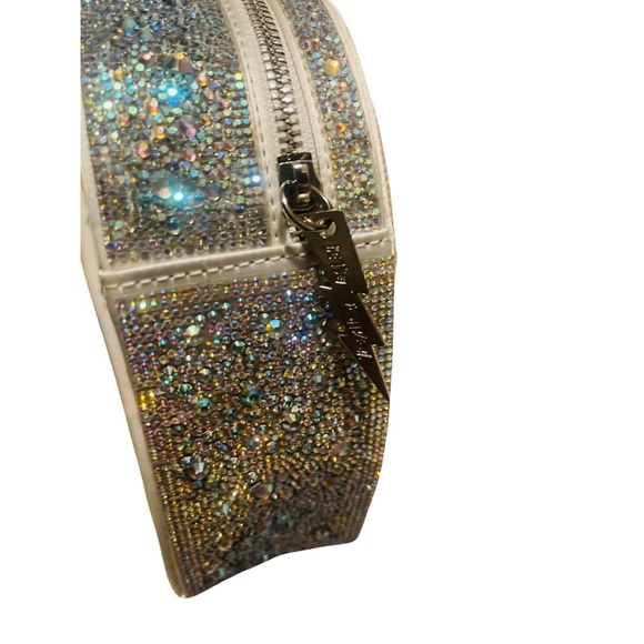 NWOT Betsey Johnson Elegant Heart-Shaped Beige Bridal Bag - Picture 11 of 12